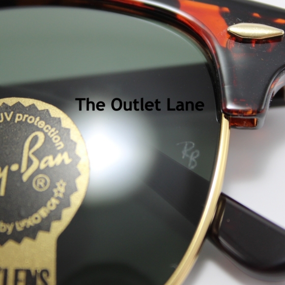 Model Display Ray-Ban Clubmaster Green G15 Lens RB3016 - Picture 13 of 16